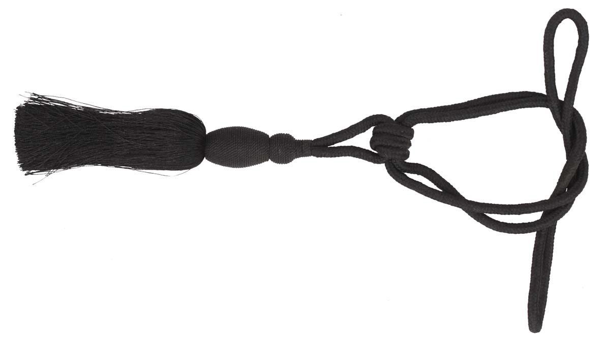 Curtain Tie Backs with Tassels - Black Colored Rayon Cord-Style Drapery Holdbacks - Home Decor Furnishings & Supplies - Buy in Bulk Wholesale